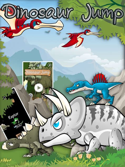 App Shopper: Dinosaur Jump -The Jumping and Landing Dinosaur (Games)