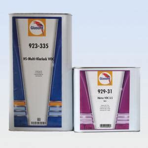 Glasurit Blanke lak set 923-335 met verharder 929-31 ...
