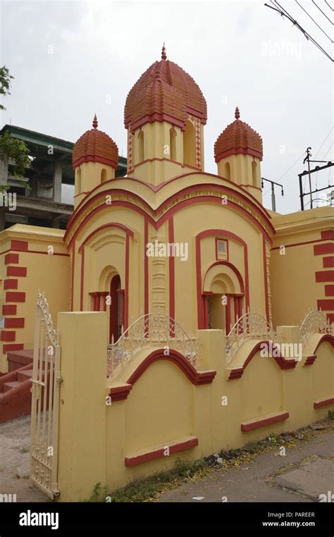 Bankim Bhavan adjacent Shiva mandir, Naihati, West Bengal, India Stock ...