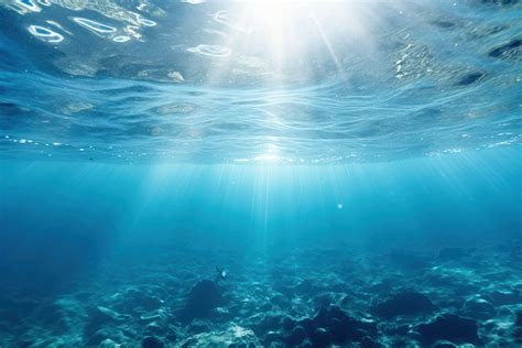 empty ocean underwater backgrounds swimming  photo rawpixel