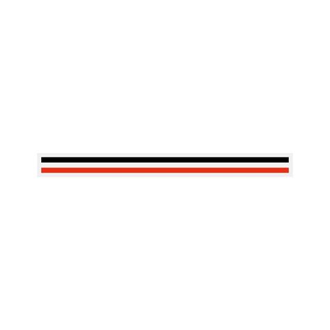 316 X 150 Ft Black And Red Tomato 2 Color Pinstripe Tape