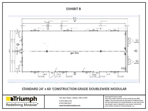 Triple Wide Office Trailer Floor Plans Pdf | Viewfloor.co