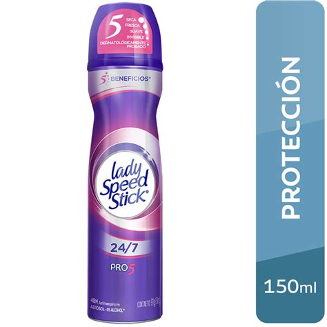 Desodorante En Aerosol Para Mujer Lady Speed Stickpro 5 En 1 Frasco