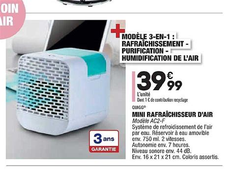 Promo Mini Rafra Chisseur D Air Quigg Chez Aldi Icatalogue Fr