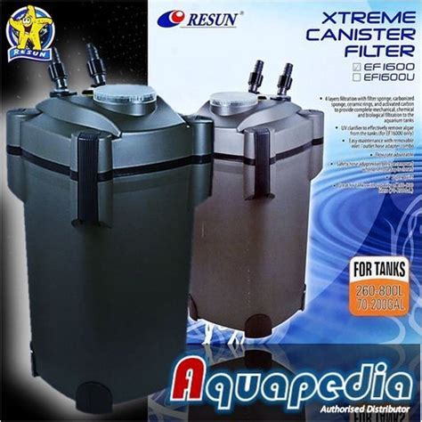 Jual Resun Ef Aquarium Xtreme External Canister Filter Original