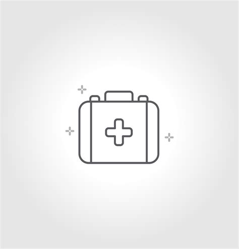 Medical Kit Icon Vector. Medkit icon vector illustration - Sign or ...