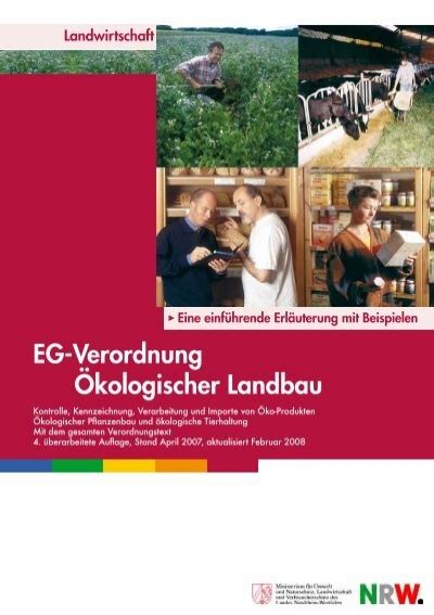EG-Verordnung Ökologischer Landbau - Ministerium für ...