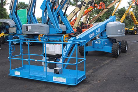 2018 Genie S45 Telescopic Straight Boom Lift Aerial Lift With Jib 45