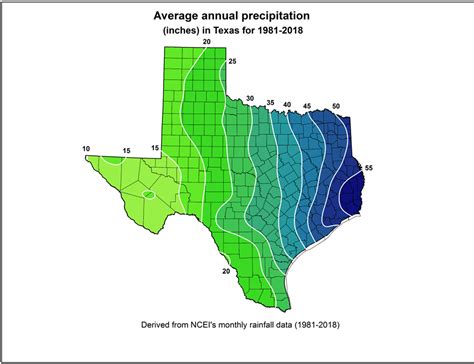 Map Of Texas Rainfall Alissa Madalena