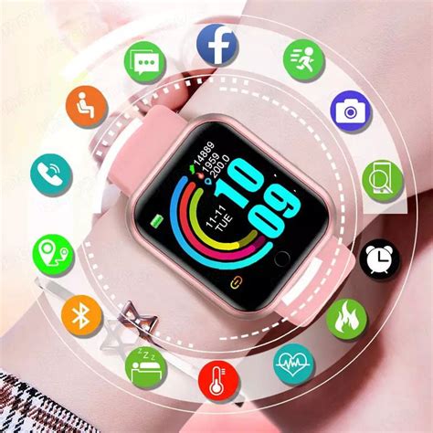 Smartwatch Rel Gio D Digital Modelo Y Inteligente Via Bluetooth