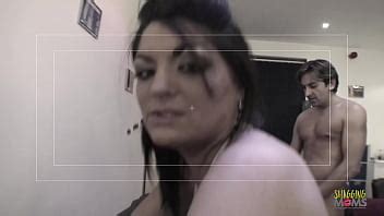 Wearing Stockings Helps The Brunette Milfs With Fake Boobs Get In The