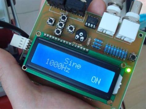 Генератор на микросхеме atmega