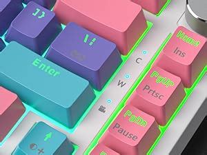Amazon Guffercty Kred Gasket Mounted Gaming Keyboard Hot Swappable Key Rgb Backlit