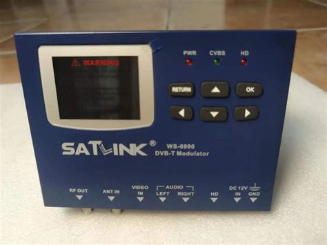 Satlink Ws-6990 Color Lcd Ground Finder Av Hd To Dvb-t Dvb-c Isdbt ...