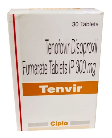 Tenvir Mg Tenofovir Disoproxil Fumarate Tablets Cipla Ltd