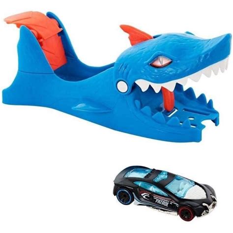 Hot Wheels De Tubarão - Lançador de Tubarão Hot Wheels City - Mattel