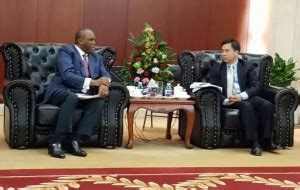 President Oramah Discusses Joint Initiatives With China Eximbank