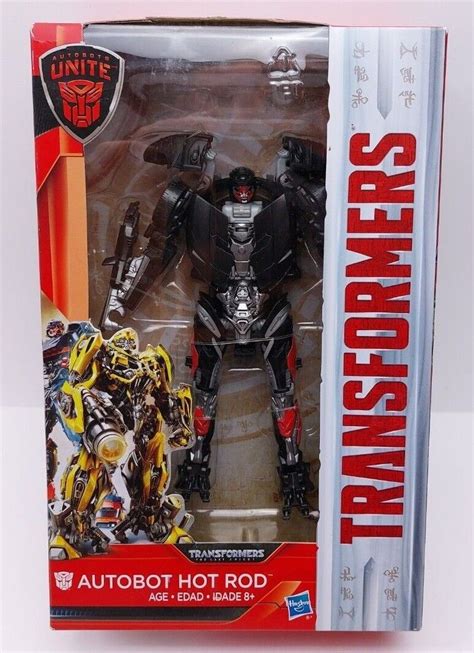 Hasbro Transformers The Last Knight Exclusive Deluxe Figure Autobot Hot Rod Action Figures
