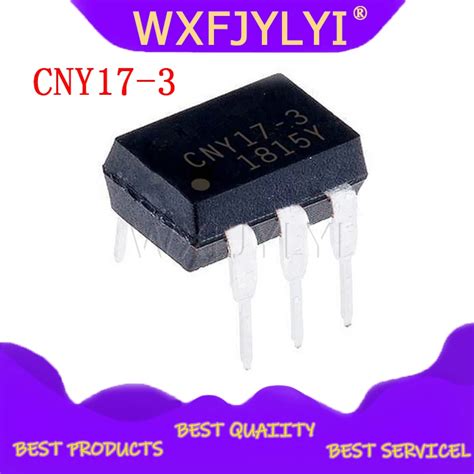 10PCS CNY17 3 DIP6 CNY17 Transistor Output Optocouplers NPN