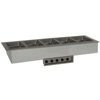 Delfield N DESP ESP Series Four Pan Drop In Hot Food Well