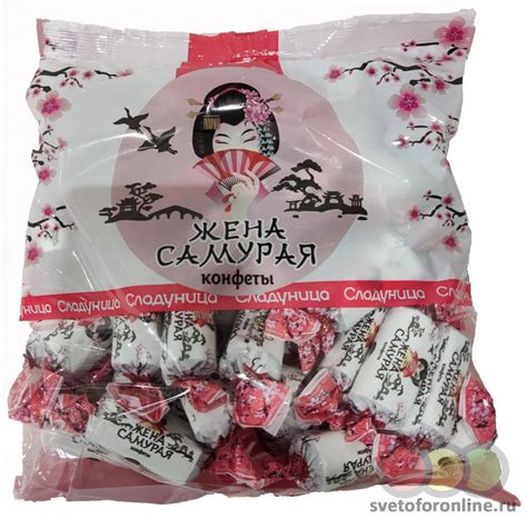 Конфеты глазированные Жена Самурая (комбинированные) 1 кг