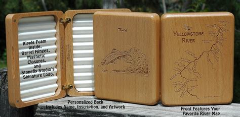 Owyhee River Map Fly Box Handcrafted Custom Designed Laser Etsy