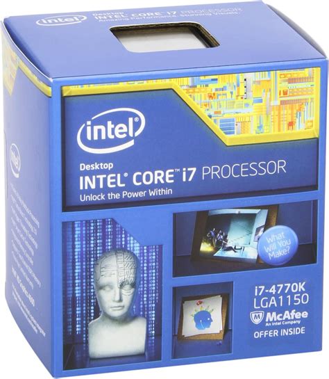 Intel Core i7-4770K - Procesador (3.5 GHz, DDR3-SDRAM, Intel HD ...