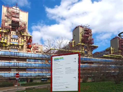 University Hospital Building Uniklinik Rwth Aachen In Germany Editorial