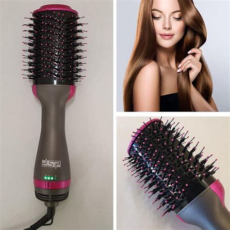 DSP 50052 Hot Air Blower 3 In 1 Curler One Step Hair Straightener Blower 1000W Power