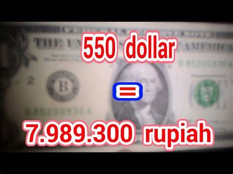 Terjawab Dollar Berapa Rupiah Youtube