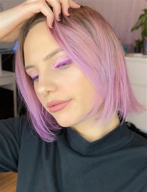 Faded purple hair color. : r/Hair