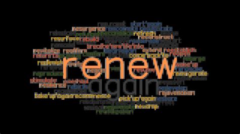 RENEW: Synonyms and Related Words. What is Another Word for RENEW ...