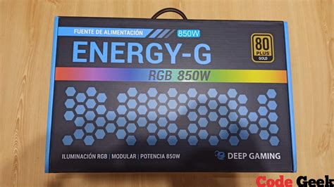 Fuente de Alimentación 850W RGB Energy G de DeepGaming Review en Español