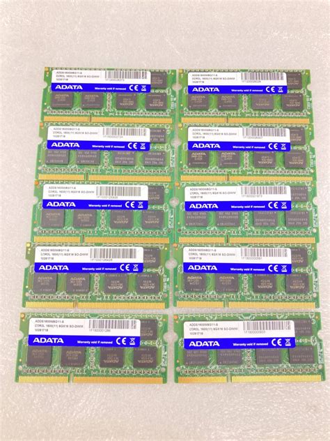 Yahooオークション 複数入荷 Adata Ddr3l 1600 Pc3l 12800 8gb×10枚