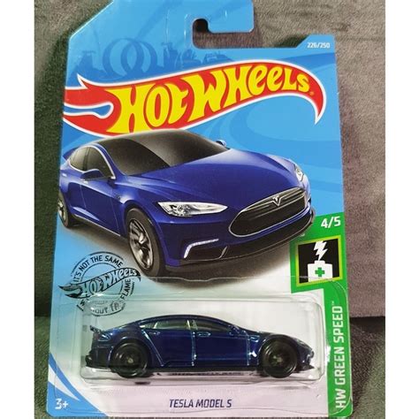 Miniatura Carrinho Hot Wheels Tesla Model S Super Treeasure Hunt Shopee Brasil