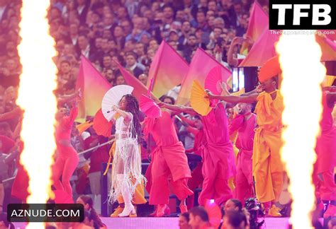 Camila Cabello Sexy Seen Flaunting Her Hot Curves During Her Performance At The Champions League