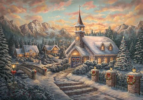 Thomas Kinkade Christmas Villages Christmas Cottage 2 Christmas