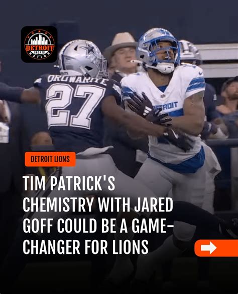 tim patricks chemistry  jared goff    game changer