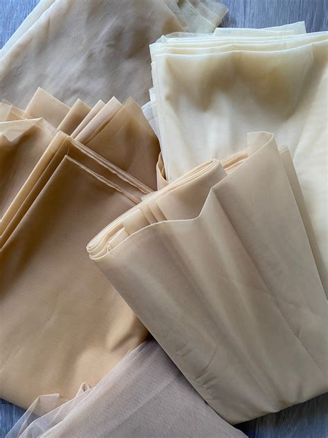 CORSET MESH Nude Corset Mesh Strong Black Corset Net Mesh No Stretch Corsetry Fabric Soft