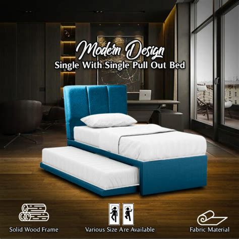 single pull  bed moda living concept