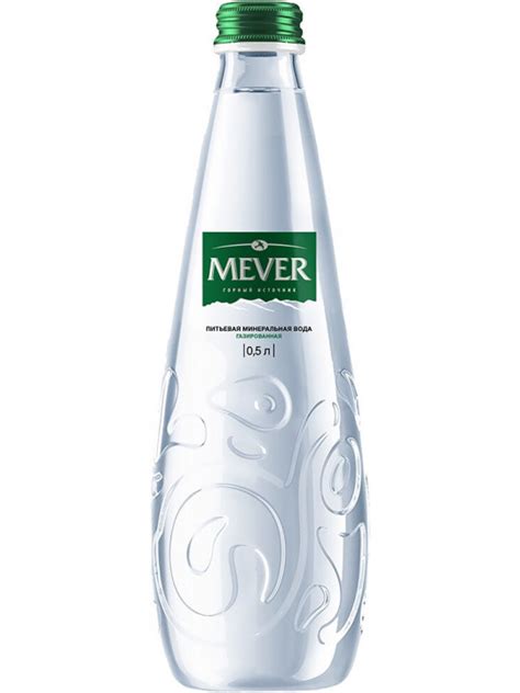 Вода Mever Sparkling, Glass 0.5 л цена, отзывы | Мевер Газированная, в ...