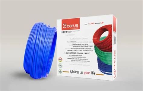 1 Corus PVC Insulated Flexible Wire 45m 0 5 Sqmm At Rs 400 Roll In