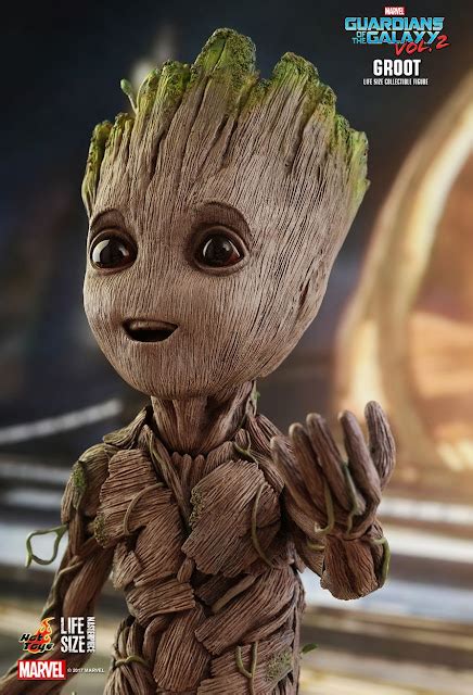 Baby Groot em tamanho real pela Hot Toys é tudo que queremos Universo Marvel 616