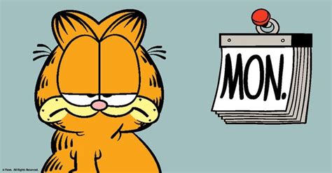 Garfield Monday The Seventh Best Day Of The Week Facebook