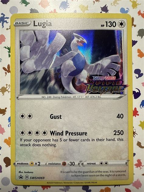 Pok Mon Tcg Lugia Swsh Black Star Promo Swsh Holo Promo Values Mavin