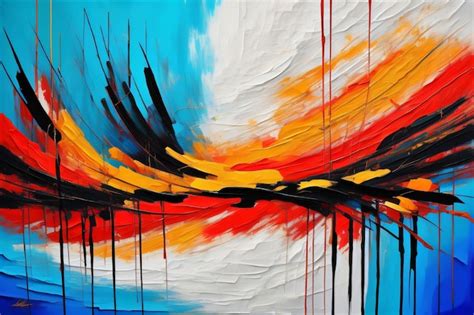 Premium AI Image | Abstract ink painting landscape