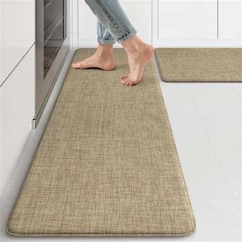 Amazon.com: KIMODE Anti Fatigue Kitchen Mats, 17"x47"+17"x29" Farmhouse
