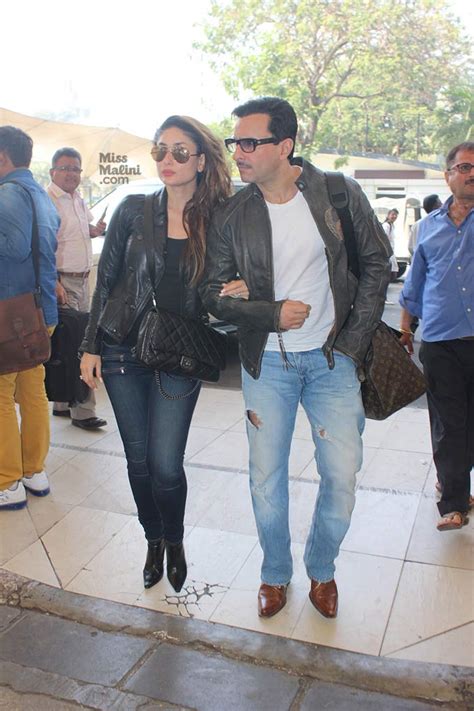 Airport Spotting Super Hot Kareena Kapoor And Saif Ali Khan Wore Matching Outfits Missmalini