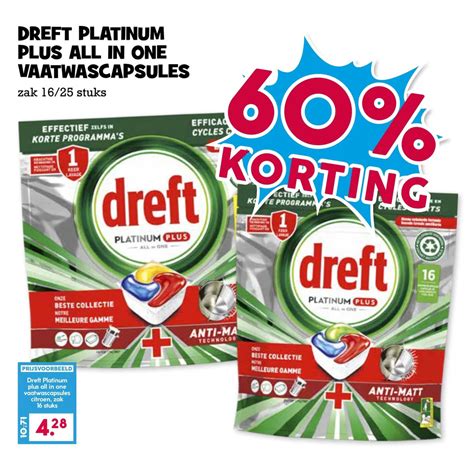 Dreft Platinum Plus All In One Vaatwascapsules Aanbieding Bij Boon S Markt