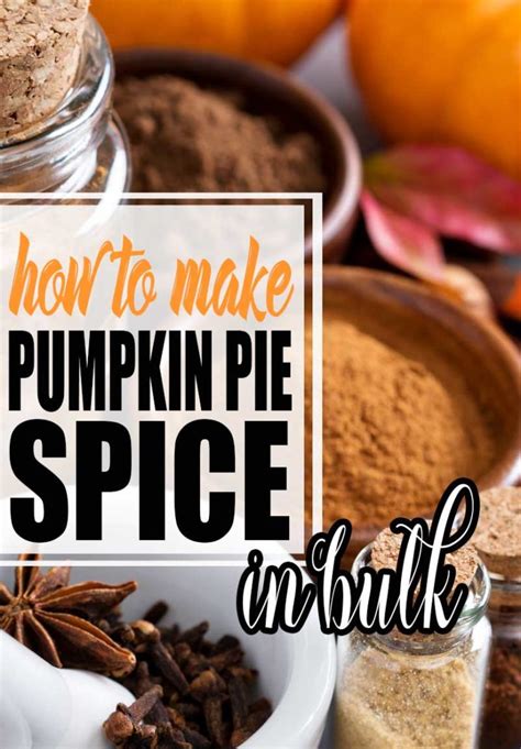 Homemade Pumpkin Pie Spice Recipe The Bold Abode